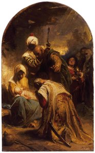 Adoración de los tres Reyes de Gyula Benczúr